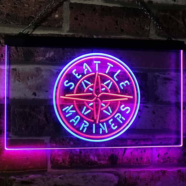 Seattle Mariners Logo Neon-Like LED Sign